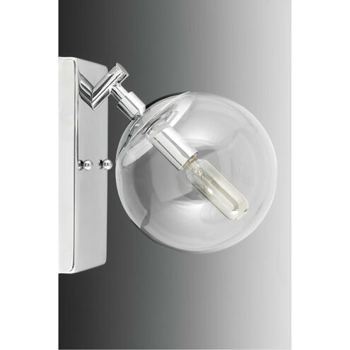 Mod 3 Light 24 inch Polished Chrome Bath Vanity Wall Light, Design Series